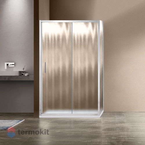 Душевой уголок Vincea Garda 1900х1600х800 хром (шиншилла) VSR-1G8016CH
