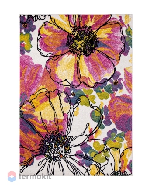 Ковёр Merinos Rio 160x230 прямоугольный кремовый/розовый C045