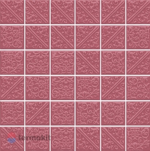 Керамическая плитка Kerama Marazzi Ла-Виллет 21028 Розовый настенная 30,1х30,1
