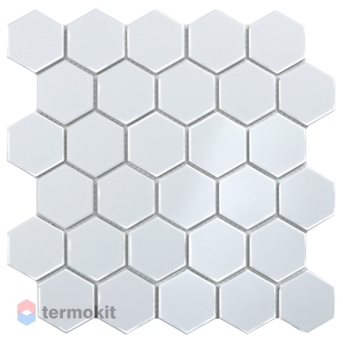 Керамическая Мозаика Starmosaic Hexagon small White Glossy (IDL1001) 27,8х26,5х6