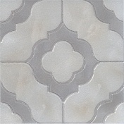 Керамогранит Kerama Marazzi Помильяно Серый лаппатированный MLD/A64/SG1550L Вставка 14,5х14,5х8