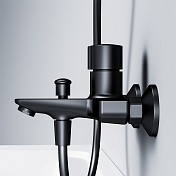 Смеситель для ванный и душа AM.PM X-Joy TouchReel черный F85A10522