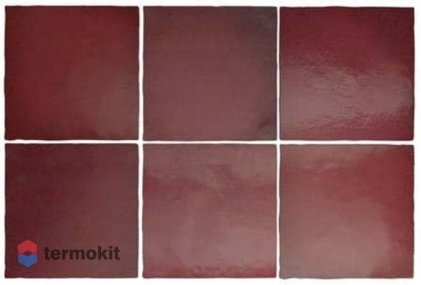 Керамическая плитка Equipe Magma 24977 Burgundy настенная 13,2x13,2