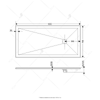Душевой поддон RGW ST-0107W 70х100х2,5 16152710-01