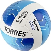 Мяч волейбольный TORRES SIMPLE COLOR, р.5 V32115