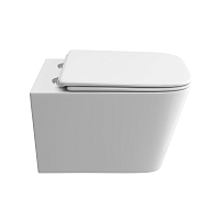 Унитаз подвесной BelBagno DUE-TOR безободковый, с системой смыва "Торнадо", с сиденьем soft close BB5171CH-TOR/SC