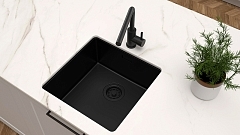 Мойка для кухни Paulmark LASSAN матовый черный LA49-MBN