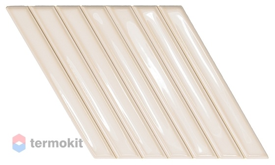 Керамическая плитка Wow Spike Bars A Deep White настенная 15х25,9
