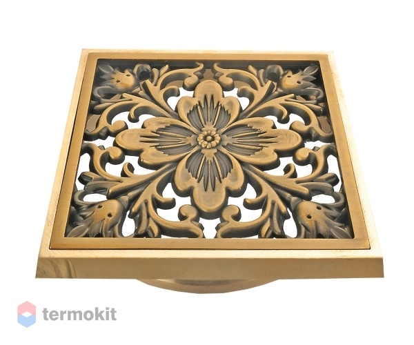 Насадка с рамкой и дизайн-решеткой "Цветок" Bronze de Luxe Viega 21975