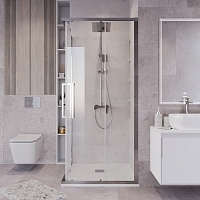 Душевой уголок Grossman Cosmo 1950x800x800 хром 300.K33.02.8080.10.00