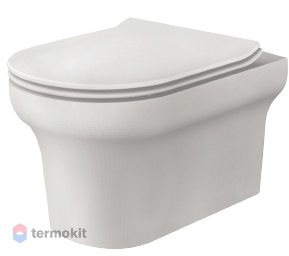 Унитаз подвесной BelBagno Vella с сиденьем микролифт BB829CH+BB2031SC