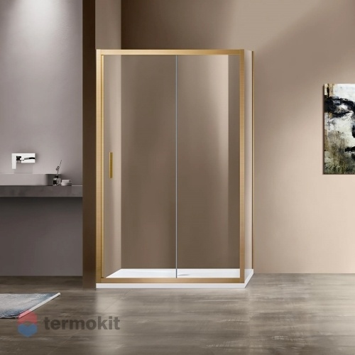 Душевой уголок Vincea Garda 1900x1200x900 брашированное золото VSR-1G9012CLG