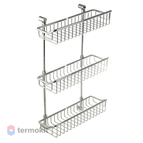 Полка-решетка Migliore COMPLEMENTI 3-х ярусная хром 22037