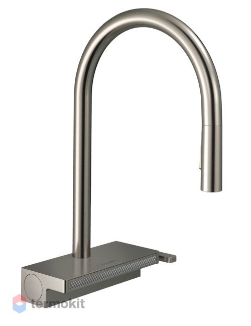 Смеситель для кухни Hansgrohe Aquno Select M81 сталь 73831800