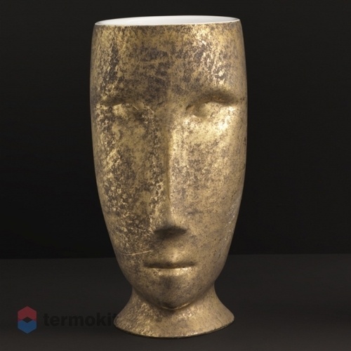 Раковина KERASAN Artwork 45 белый/античное золото 474060