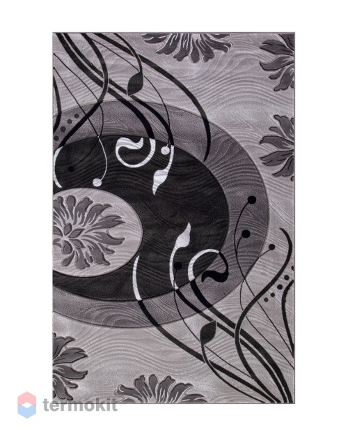 Ковёр Merinos Mega Carving 250x400 прямоугольный серый 4780