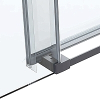 Душевой уголок Vincea Como Soft 1950x1300x900 вороненая сталь VSR-1CS9013CLGM