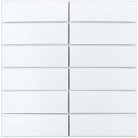 Керамическая Мозаика Starmosaic White Matt (V-VW56000) 30х30x6 (47x147)