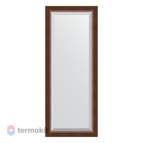 Зеркало с фацетом в багетной раме EVOFORM EXCLUSIVE 57 орех BY 1167