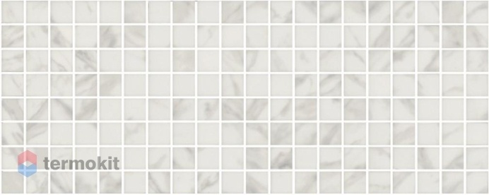 Керамическая плитка Kerama Marazzi Алькала MM7203 декор белый мозаичный 20x50
