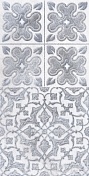 Керамическая плитка LB-Ceramics Кампанилья 1641-0094 Декор 2 серый 20х40