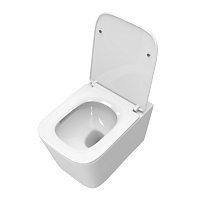 Унитаз подвесной BelBagno DUE-TOR безободковый, с системой смыва "Торнадо", с сиденьем soft close BB5171CH-TOR/SC