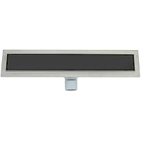 Душевой трап ALMAes Laguna черное стекло LG80BL