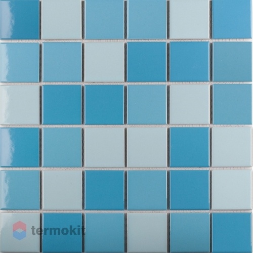 Керамическая Мозаика Starmosaic Light Blue Mix Glossy (WB43388) 30,6х30,6х6 (4,8x4,8)