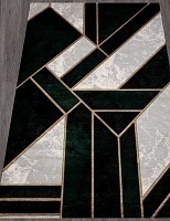 Ковёр Karmen Hali-Omega 160x230 прямоугольный зеленый/зеленый 04423Y