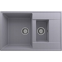Мойка для кухни ULGRAN Quartz Prima 780 1,5 K-05 бетон