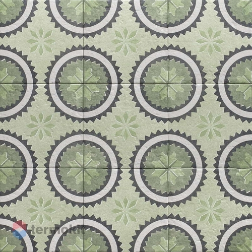 Керамогранит Mainzu Green Garden Decor Prairie 20х20