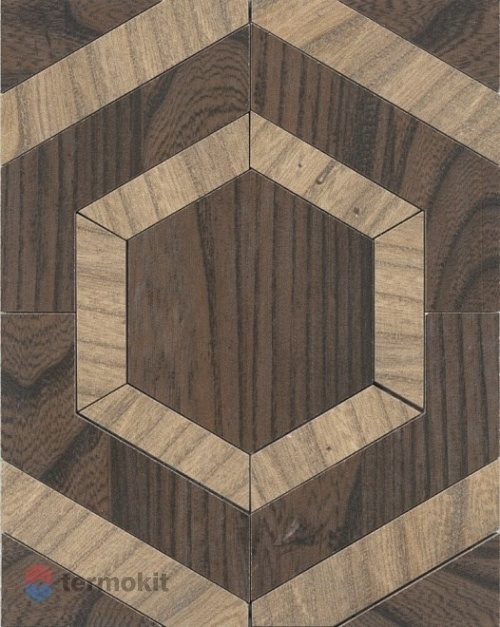 Керамогранит Kerama Marazzi Хоум Вуд ID83 Декор 25,1х20,1х10
