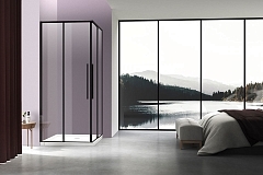 Душевой уголок Vincea Slim-N 1950x1000x900 черный VSS-4SN9010CLB