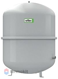 Мембранный расширительный бак Reflex N 80 для закрытых систем отопления, цвет серый