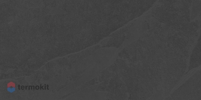 Керамогранит Laparet Badrock Shadow чёрный 60х120 матовый патинированный