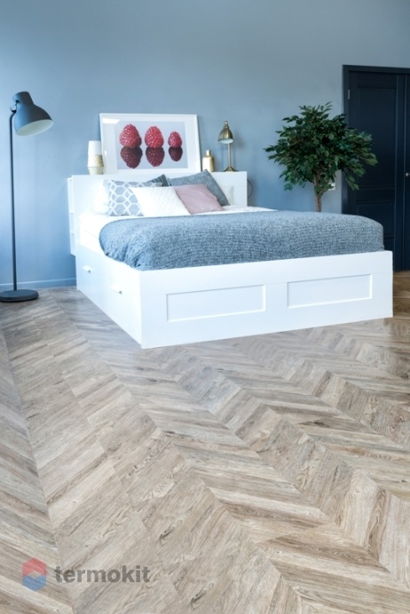 Кварцвиниловая плитка Alpine Floor Ultra Eco5-25 Французская елочка