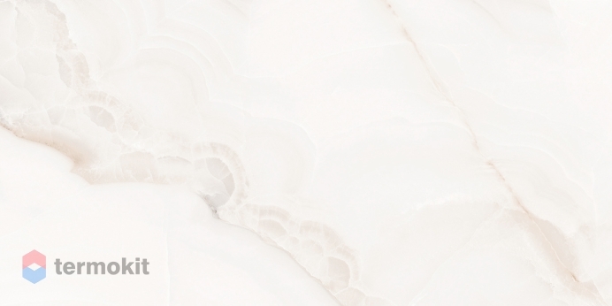 Керамогранит Ceradim Onyx Imperator White белый 60х120 Полированный