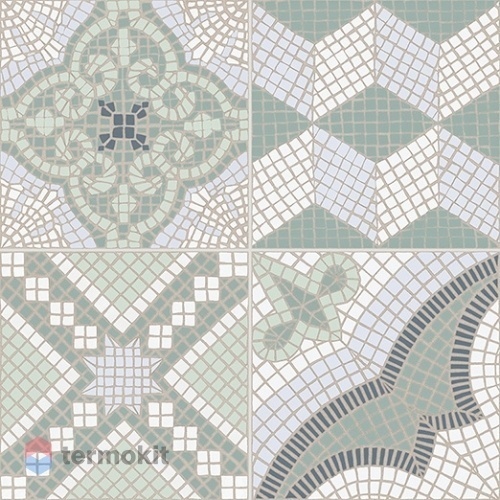 Керамогранит Gayafores Tessela Green 33,2x33,2
