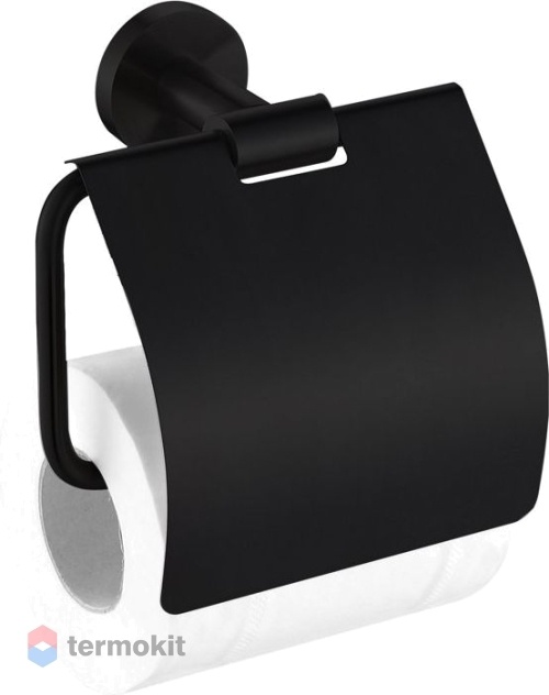 Держатель туалетной бумаги Aquanet черный 4586MB