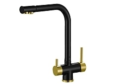 Смеситель для кухни ZorG Sanitary черный/бронза ZR 348 YF BLACK BRONZE