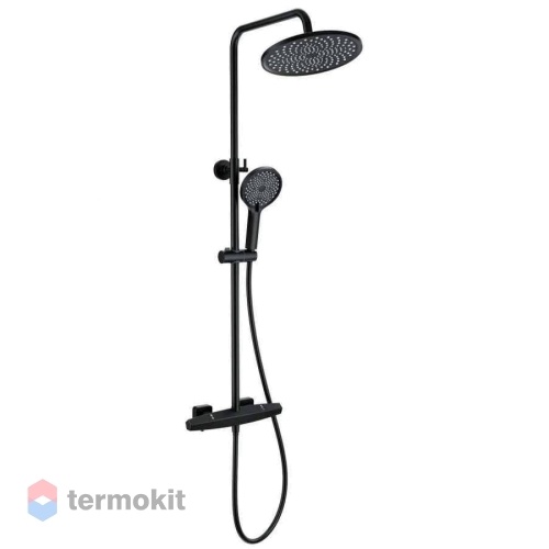 Душевая система с термостатом WONZON & WOGHAND Черный WW-B3045-A-MB
