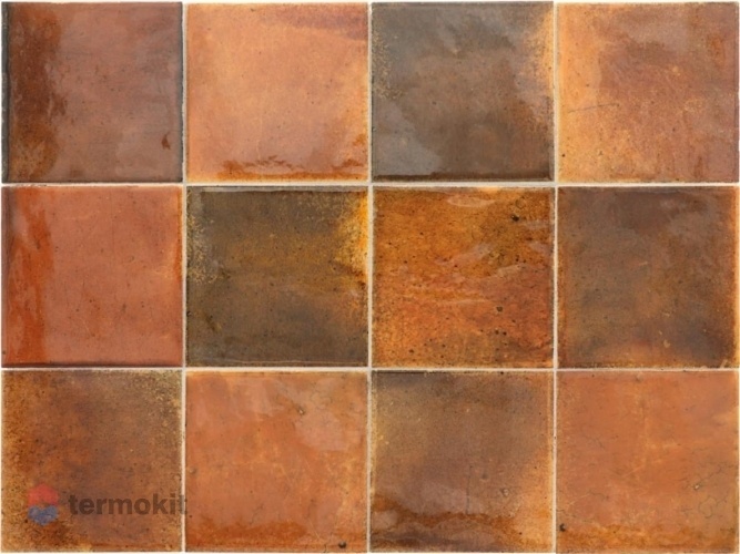 Керамическая плитка Equipe Hanoi 30018 Burnt Red настенная 10x10