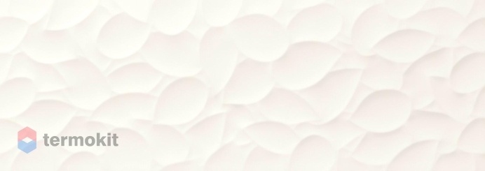 Керамическая плитка Love Ceramic Tiles Genesis Leaf White matt настенная 35x100