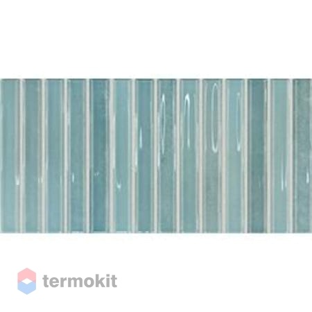 Керамическая плитка DNA Tiles Flash Bars Light Blue настенная 12,5х25