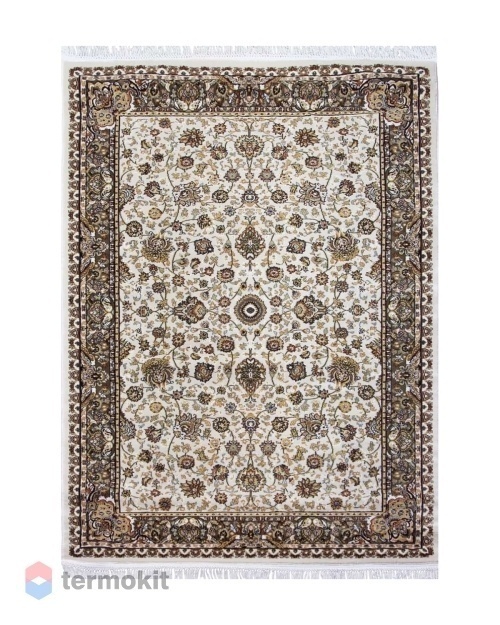 Ковёр Merinos Shahreza 200x500 прямоугольный кремовый/коричневый d203