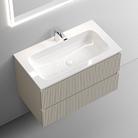 Тумба под раковину SANCOS SNOB T 80 подвесная beige soft SNT80CE