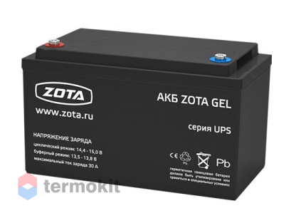 Источник бесперебойного питания Zota АКБ ZOTA GEL 100-12
