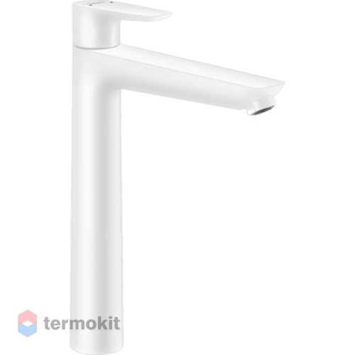 Смеситель для раковины высокий Hansgrohe Talis E белый матовый 71717700