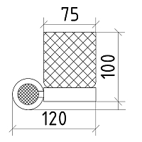 Стакан Boheme Royal Cristal золото 10924-G-B УЦЕНЕННЫЙ