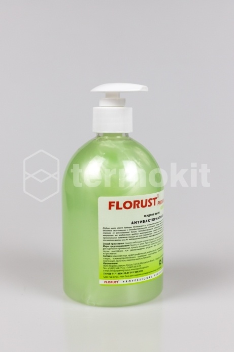Мыло жидкое антибактериальное FLORUST PREMIUM GREEN GARDEN 500мл